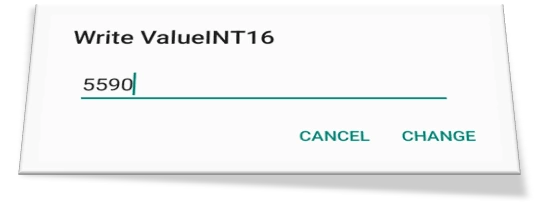 Modbus Write Dialog