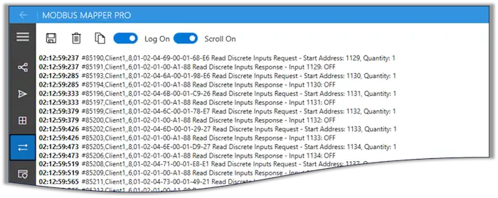 Modbus mapper pro traffic view