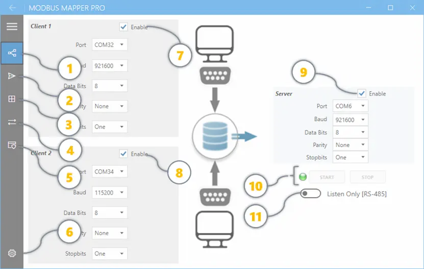 Modbus Mapper PRO UI