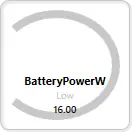 Arc Widget Gray State Low