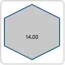 Polygon Widget Gray State Low