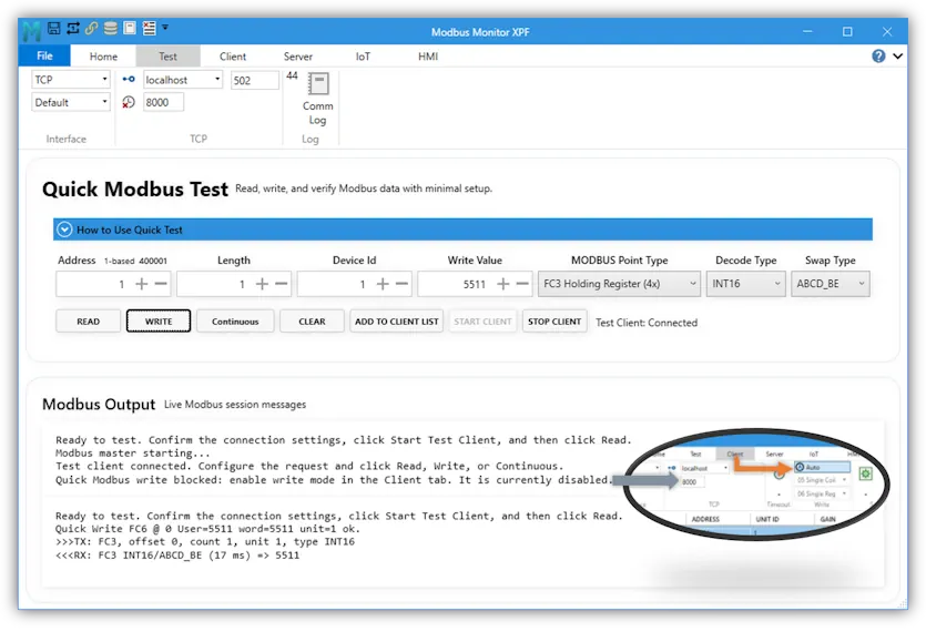 Safe write workflow